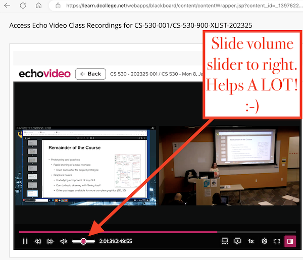 2 Echo Video Volume Issue HELP copy