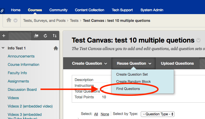 Find Questions option on Test Canvas or Edit the Test page for a Bb Learn test.png
