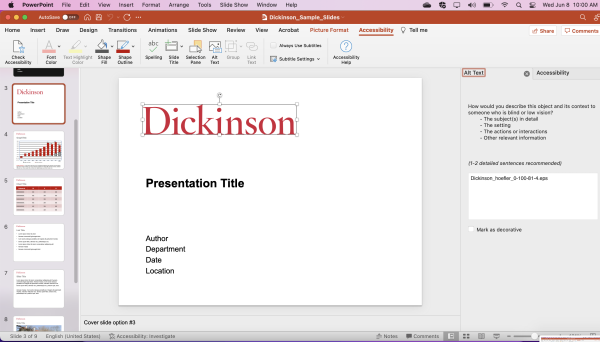 PowerPoint Accessibility review 3