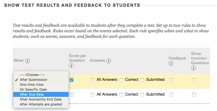 Show Test Results and Feedback to Students on Bb Learn Test Options webpage.png