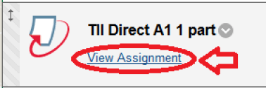 View assignment button turnitin