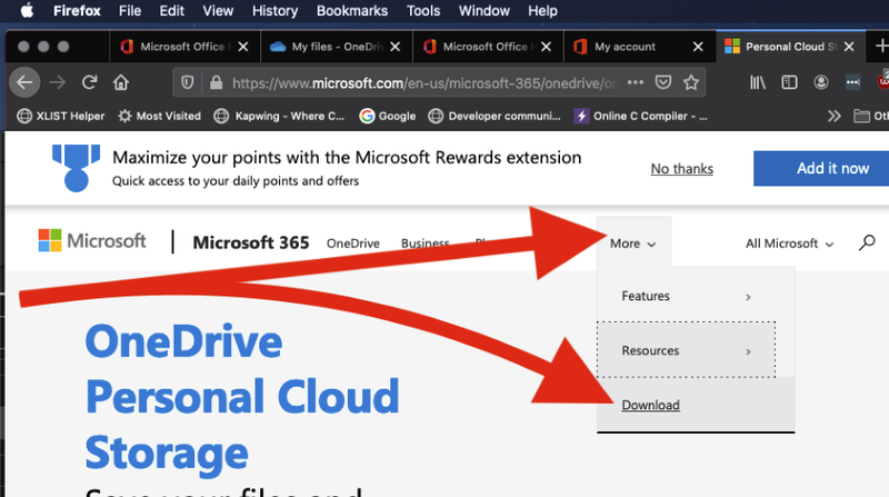 download onedrive for office 365
