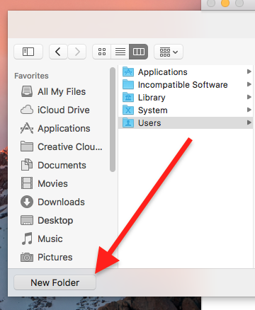 Click New Folder in select OneDrive folder window on Mac.png