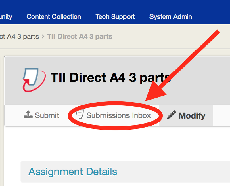 Click Submissions Inbox tab for Turnitin Direct assignment (1).png