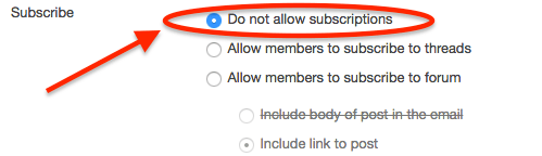 Do not allow subscriptions option in discussion board forum settings.png