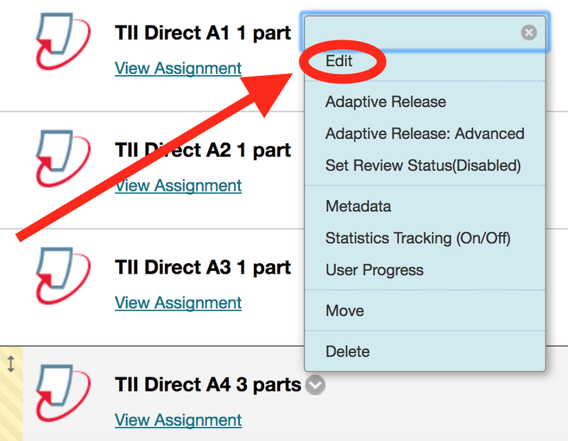 Edit link for TII Direct Assignment in Bb Learn content area.png