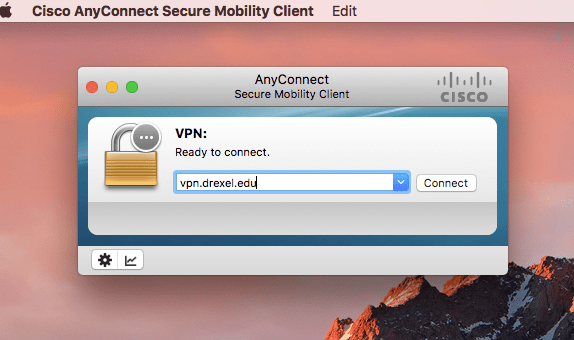 Enter vpn_drexel_edu in AnyConnect client on Mac.png