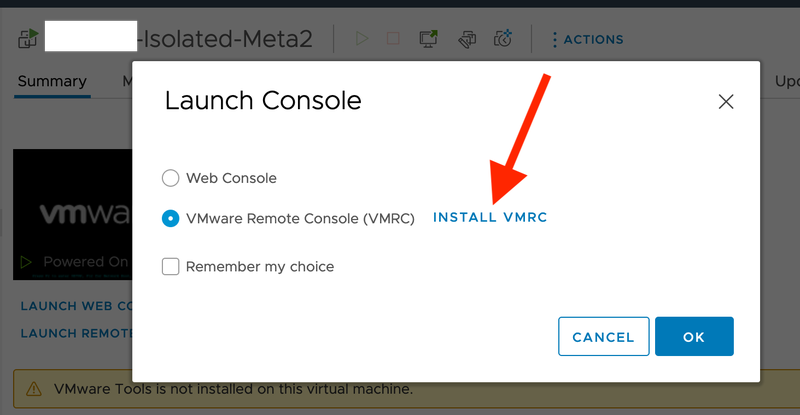 Install VMRC link for vcenter in Launch Console window.png