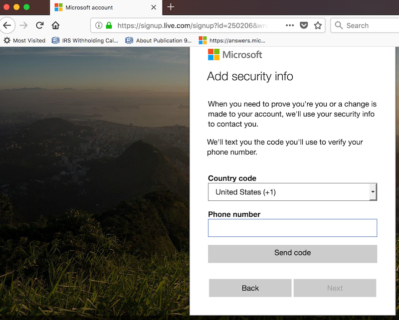 MS add security info create account.png