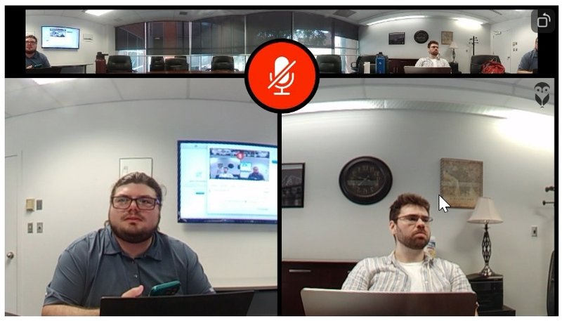 SoE Meeting Owl example video screen