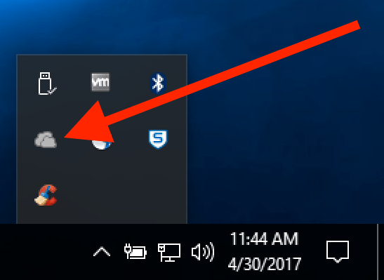 OneDrive overlapping clouds icon in Win 10.png