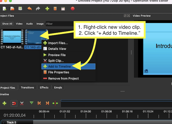 OpenShot 8 - right-click new clip - add to timeline.png
