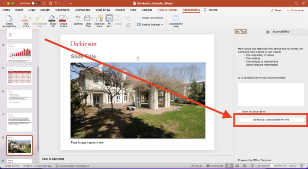 PowerPoint Accessibility review 13