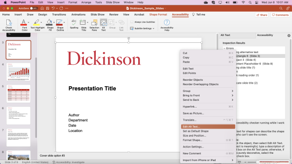 PowerPoint Accessibility review 7