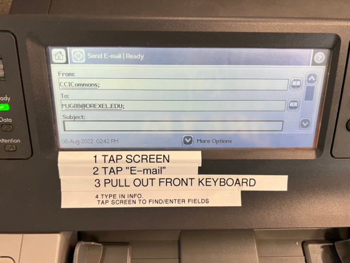 Scanner to email 6