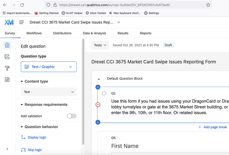 Service Catalog - Qualtrics