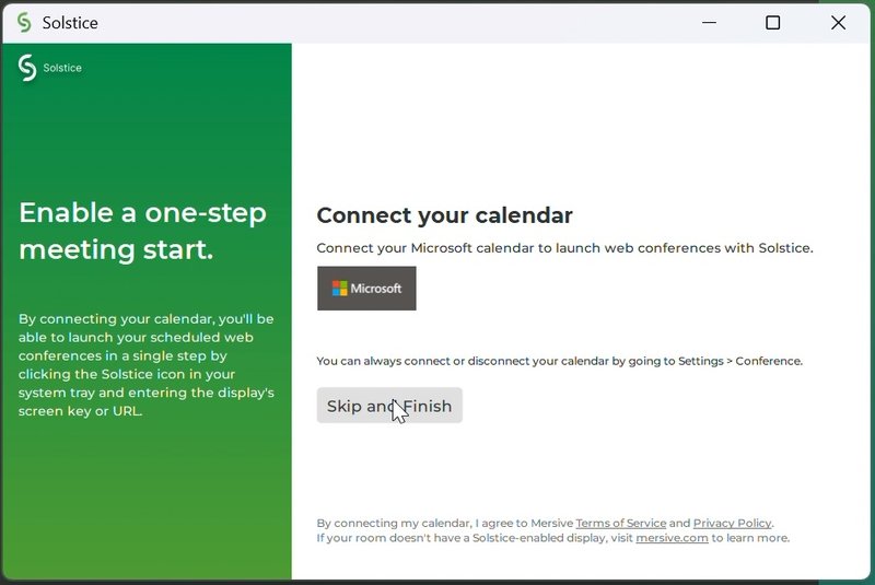 Solstice calendar link