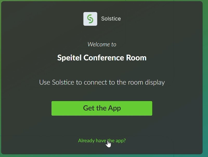 Solstice pod open app
