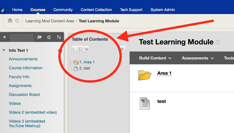 Table of Contents in an example Learning Module in a Bb Learn course shell.png