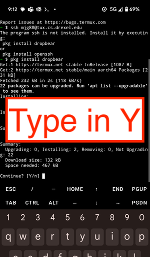 Termux Android install 4
