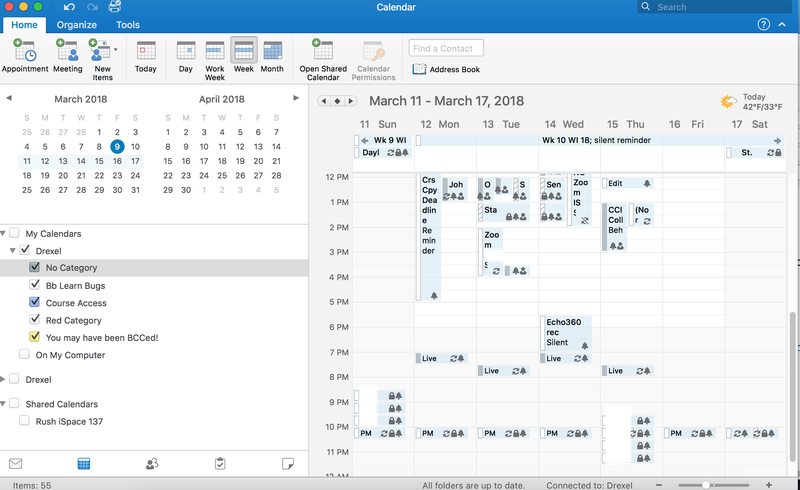 outlook for mac 2016 calendar entries 1 hour off on dst week