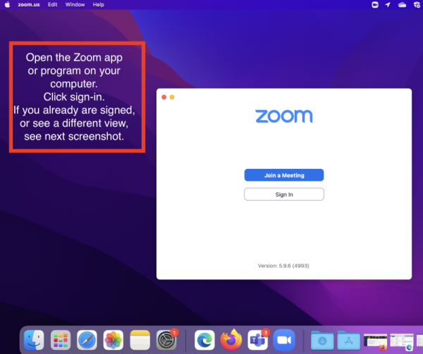 Zoom app sign-in 1 - app on computer and Sign In.png