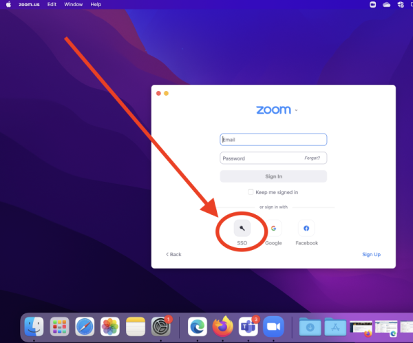 Zoom app sign-in 3 - click SSO to sign-in IMPORTANT.png