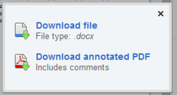 Download files options