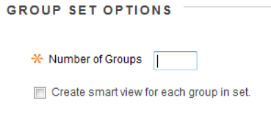 Group set options
